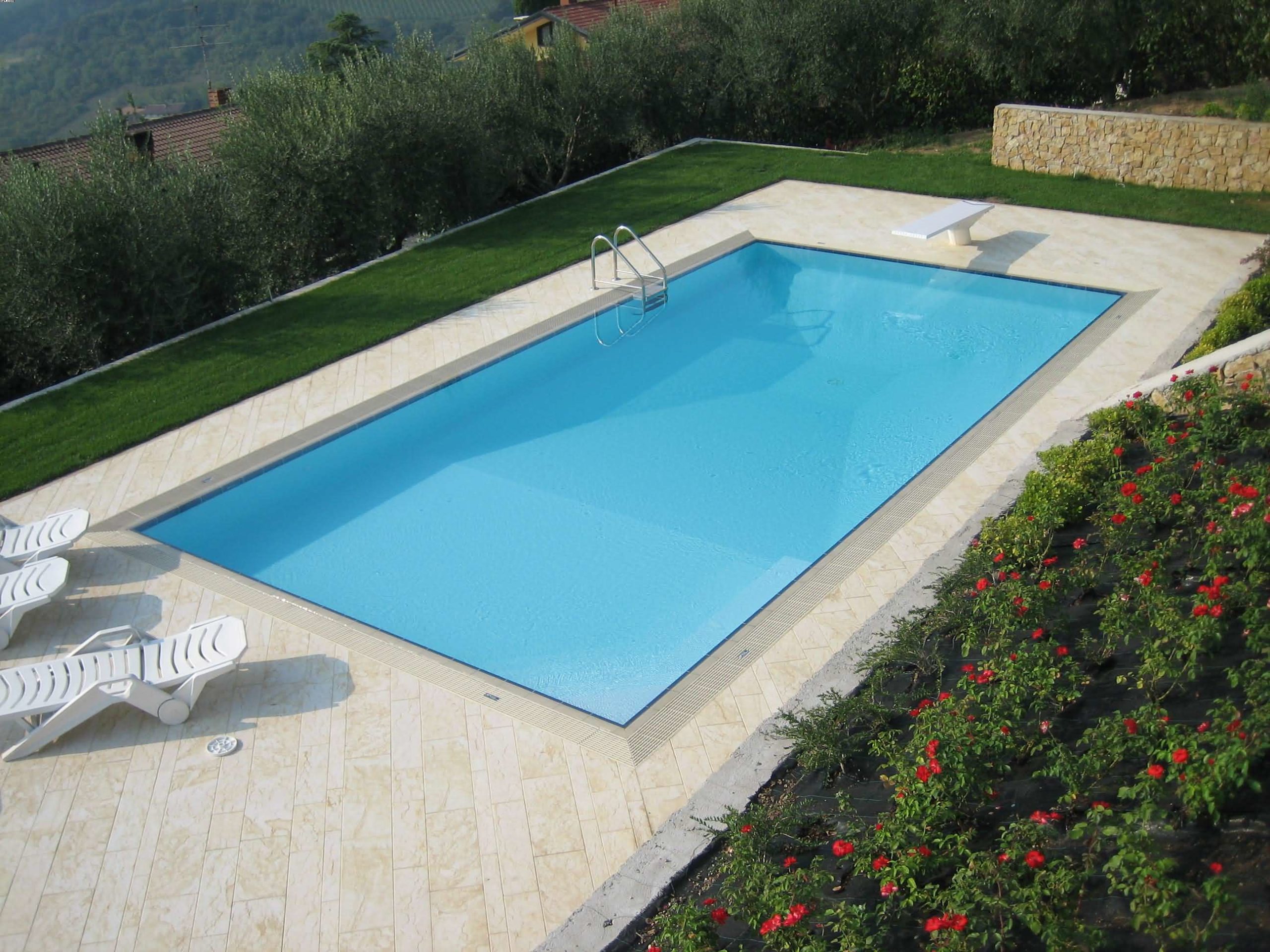 piscina privata in marmo giallo fasani celeste marmi (5)